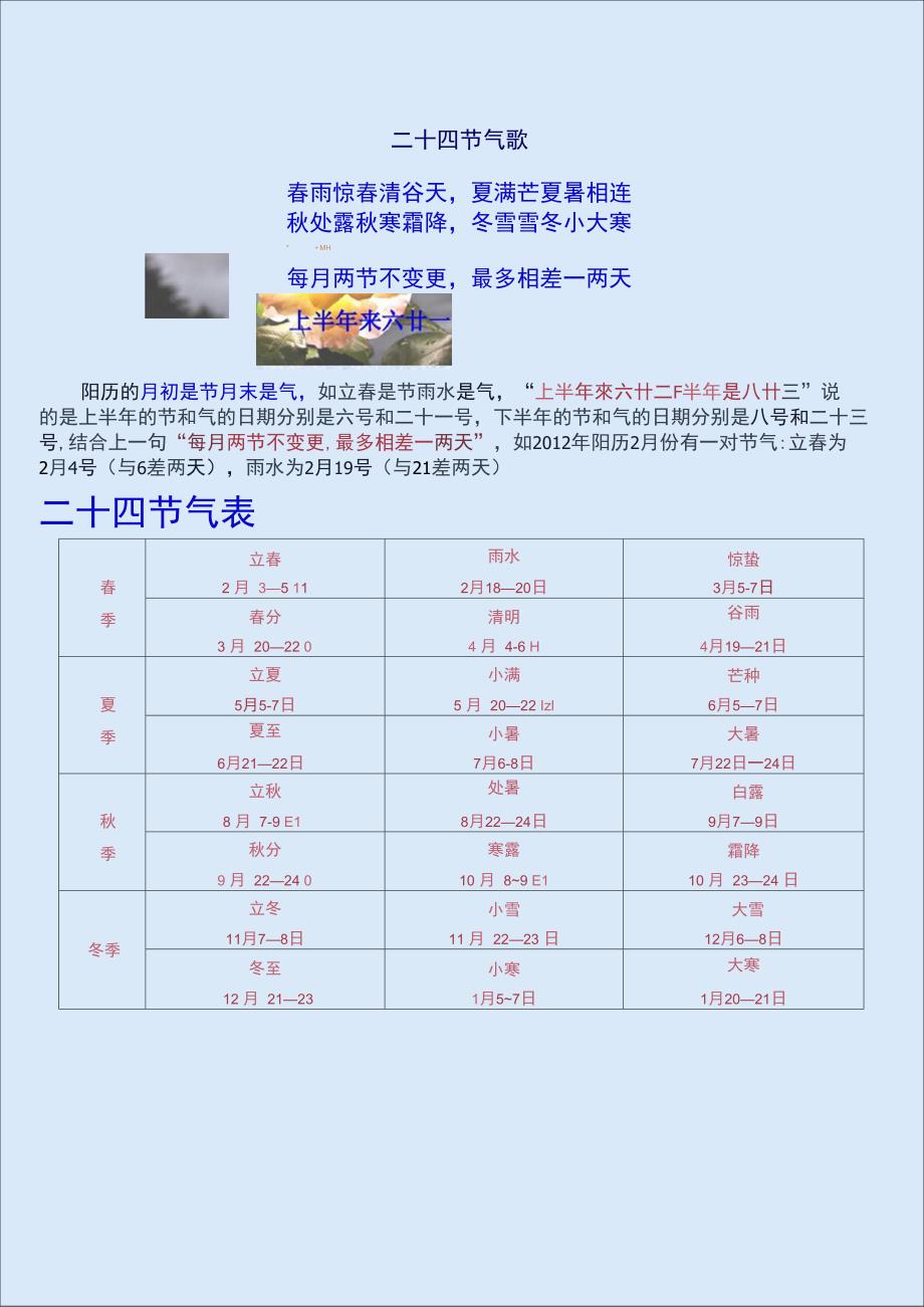二十四节气歌及其解释_第1页