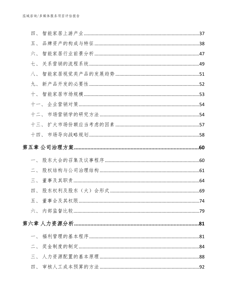 多媒体服务项目评估报告【范文参考】_第2页