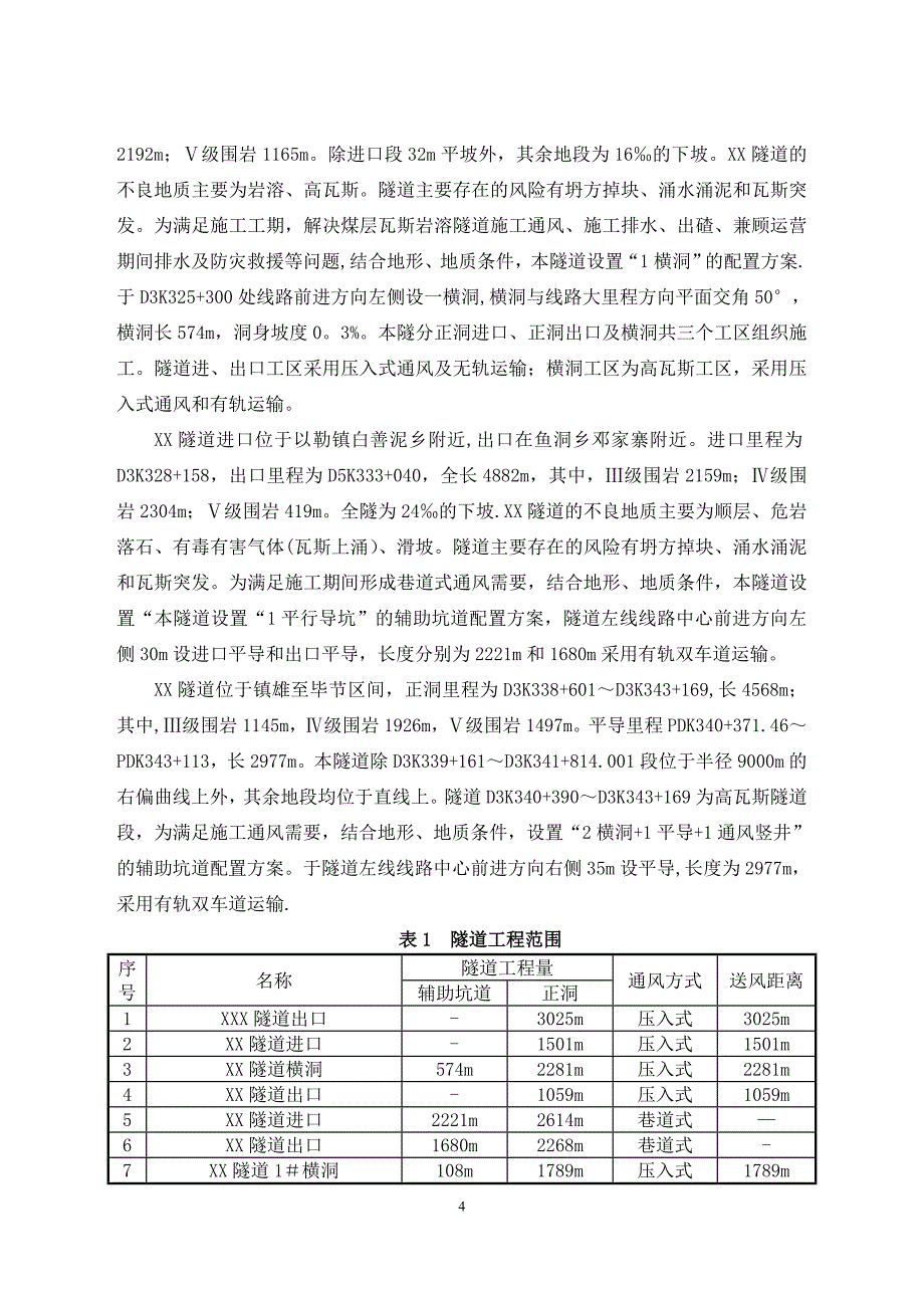 隧道施工通风方案设计计算等_第4页