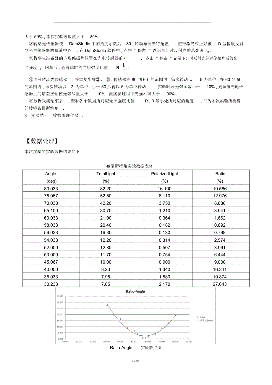 透明介质布儒斯特角的测定_第3页