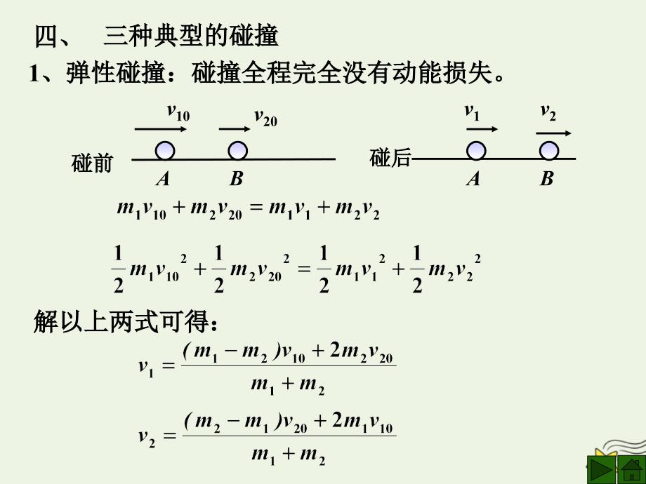 高考物理二轮复习动量专题碰撞课件_第4页