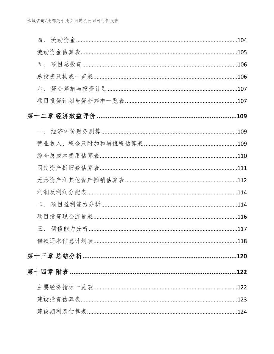 成都关于成立内燃机公司可行性报告范文参考_第5页