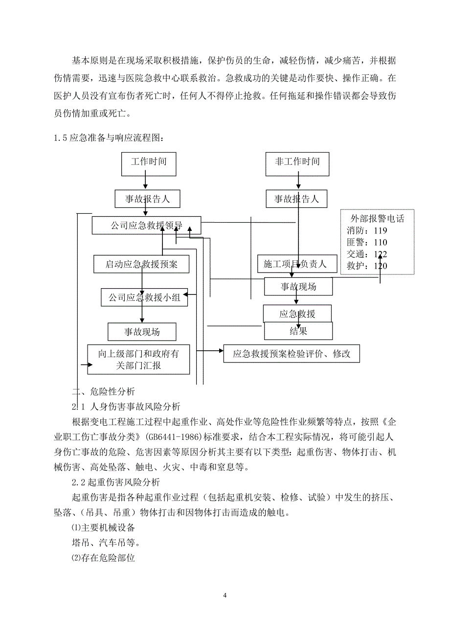 成都高山220kV变电站新建工程应急预案(正式版)_第4页