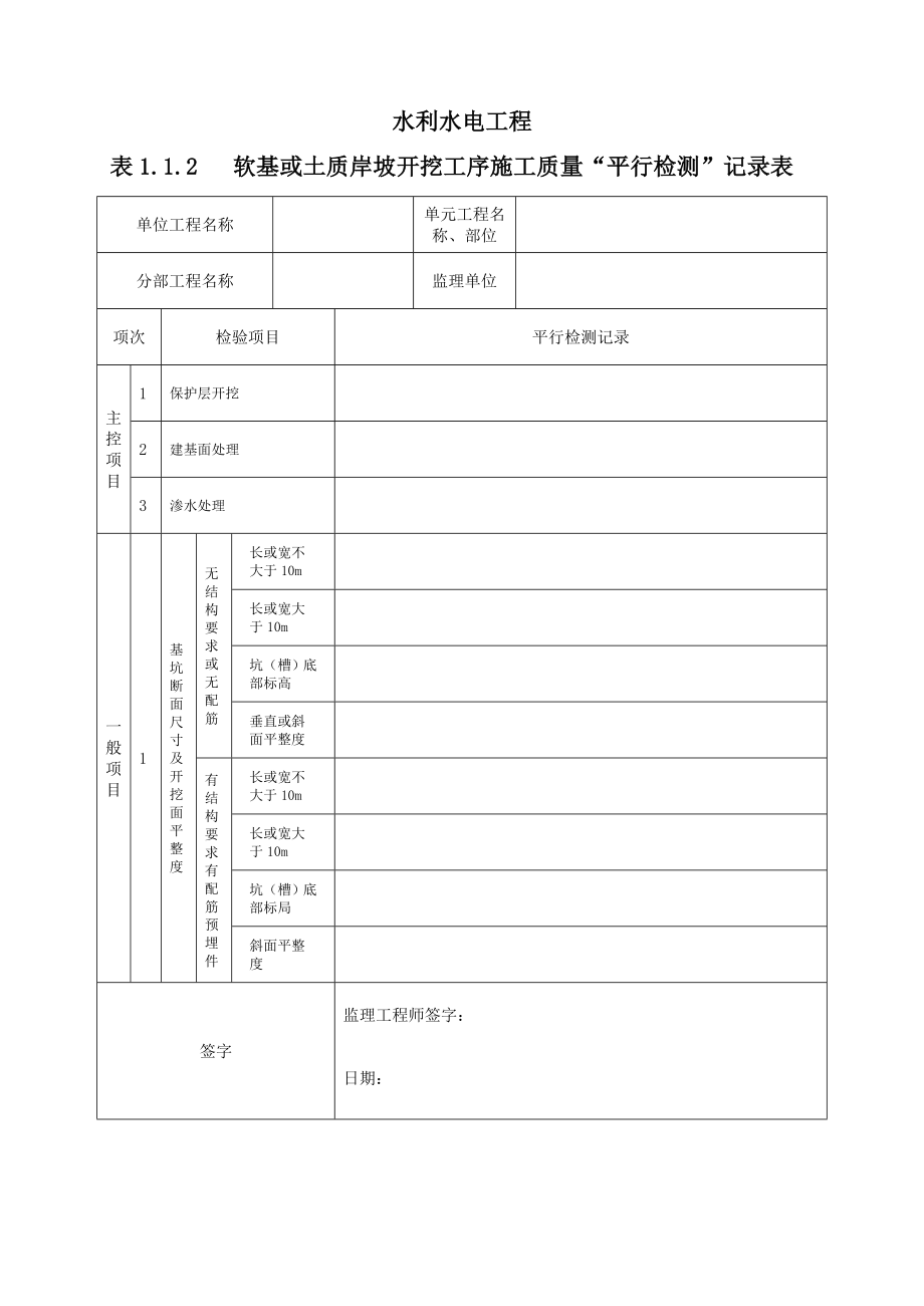 水利工程三检制及平行检测表格_第4页