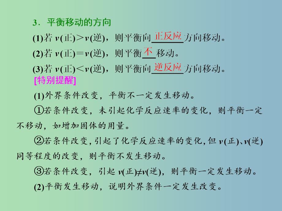 高中化学专题2化学反应速率与化学平衡第三单元化学平衡的移动第1课时化学平衡的移动课件苏教版.ppt_第4页