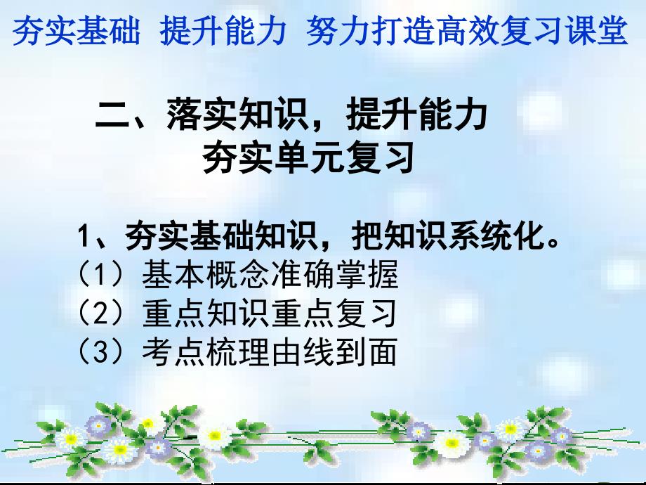 《夯实基础提升能力努力打造高效复习课堂》发言课件（济宁十五中唐建）13320_第3页