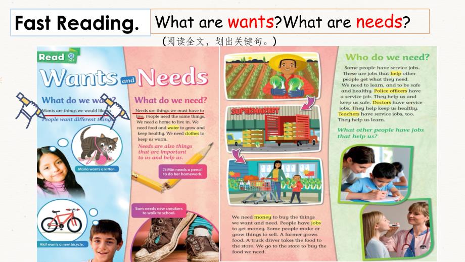 Oxford-discover-student-book-1牛津发现学生第一册U12-Wants-and-Needs教学ppt课件_第4页