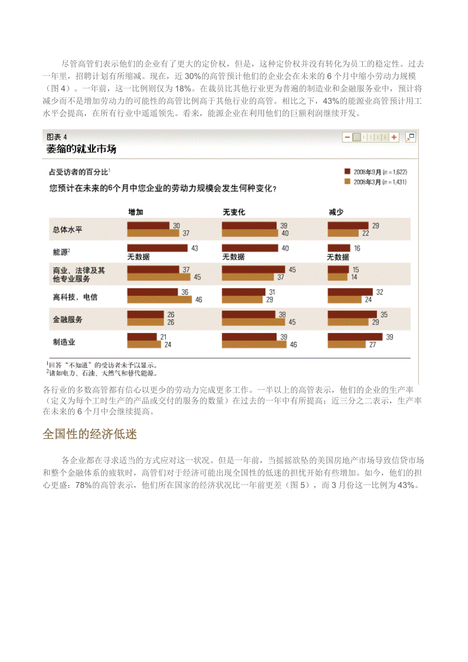 麦肯锡图表--全球企业高管经济和麦肯锡--招聘展望（2008年第3季度）.doc_第4页