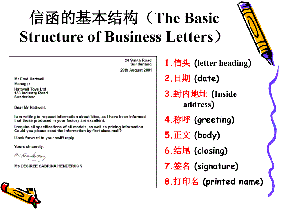 写作(一)：商务信件格式_第2页