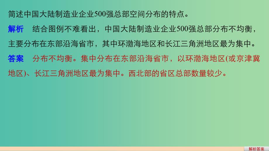 高考地理三轮冲刺 考前3个月 解题方法规范非选择题 类型一 描述分布特点类课件.ppt_第4页