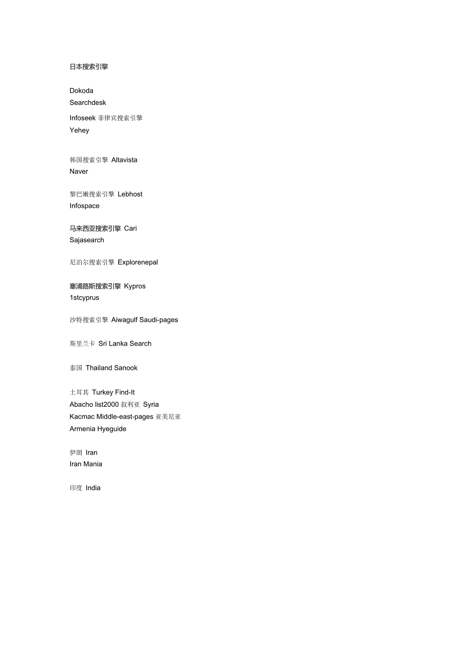国外搜索引擎大全_第4页