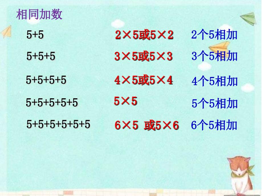 二年级数学上册教学课件4.1乘法的初步认识36人教版_第4页