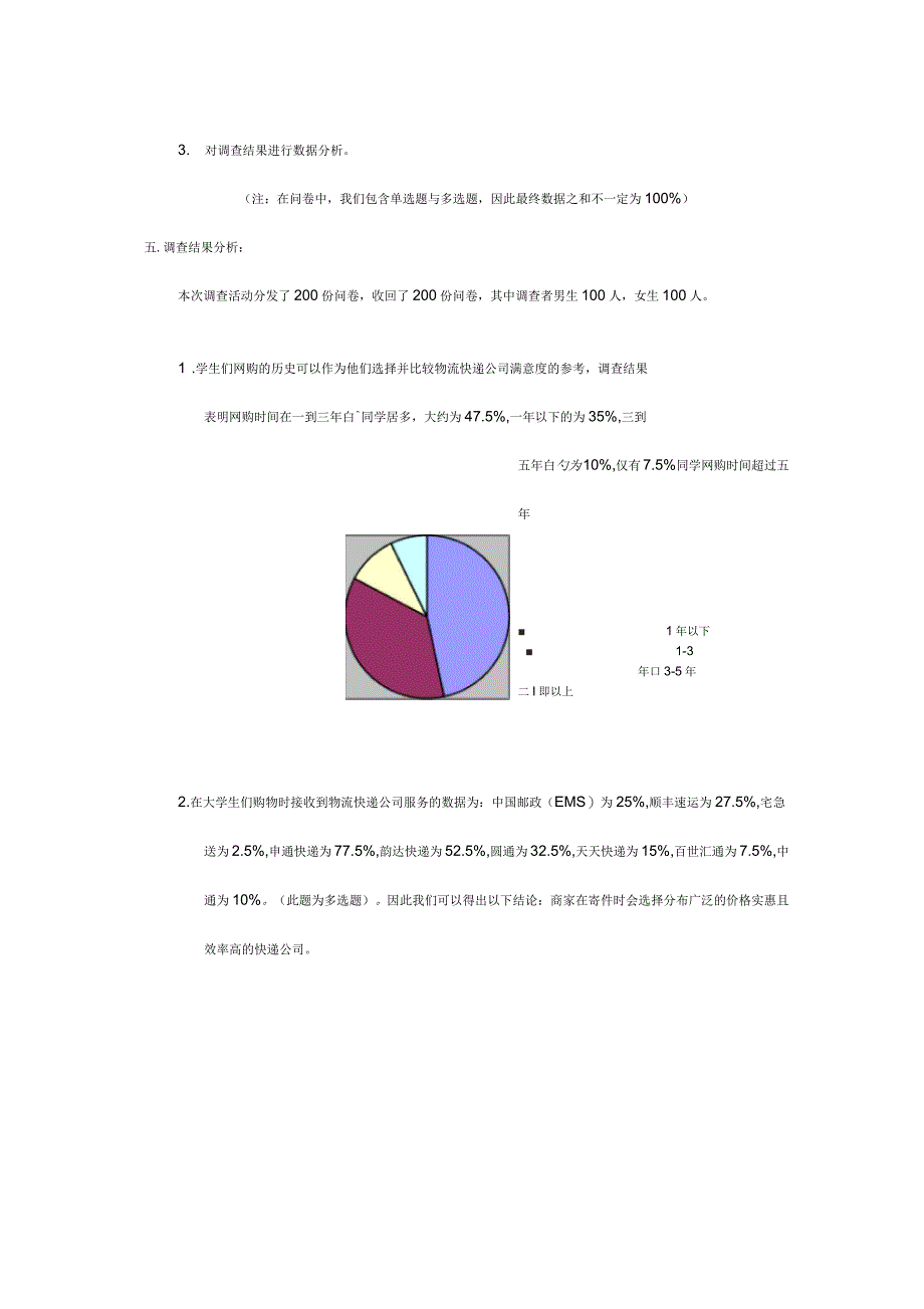 物流快递公司满意程度调查报告_第2页