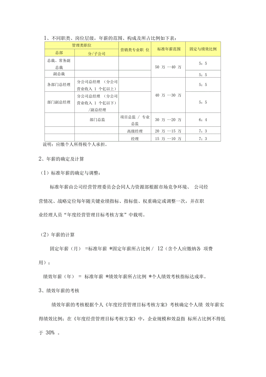 年薪制设计要点及细则参考_第4页