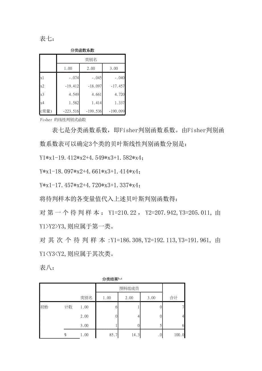 用SPSS软件来实现判别分析_第5页