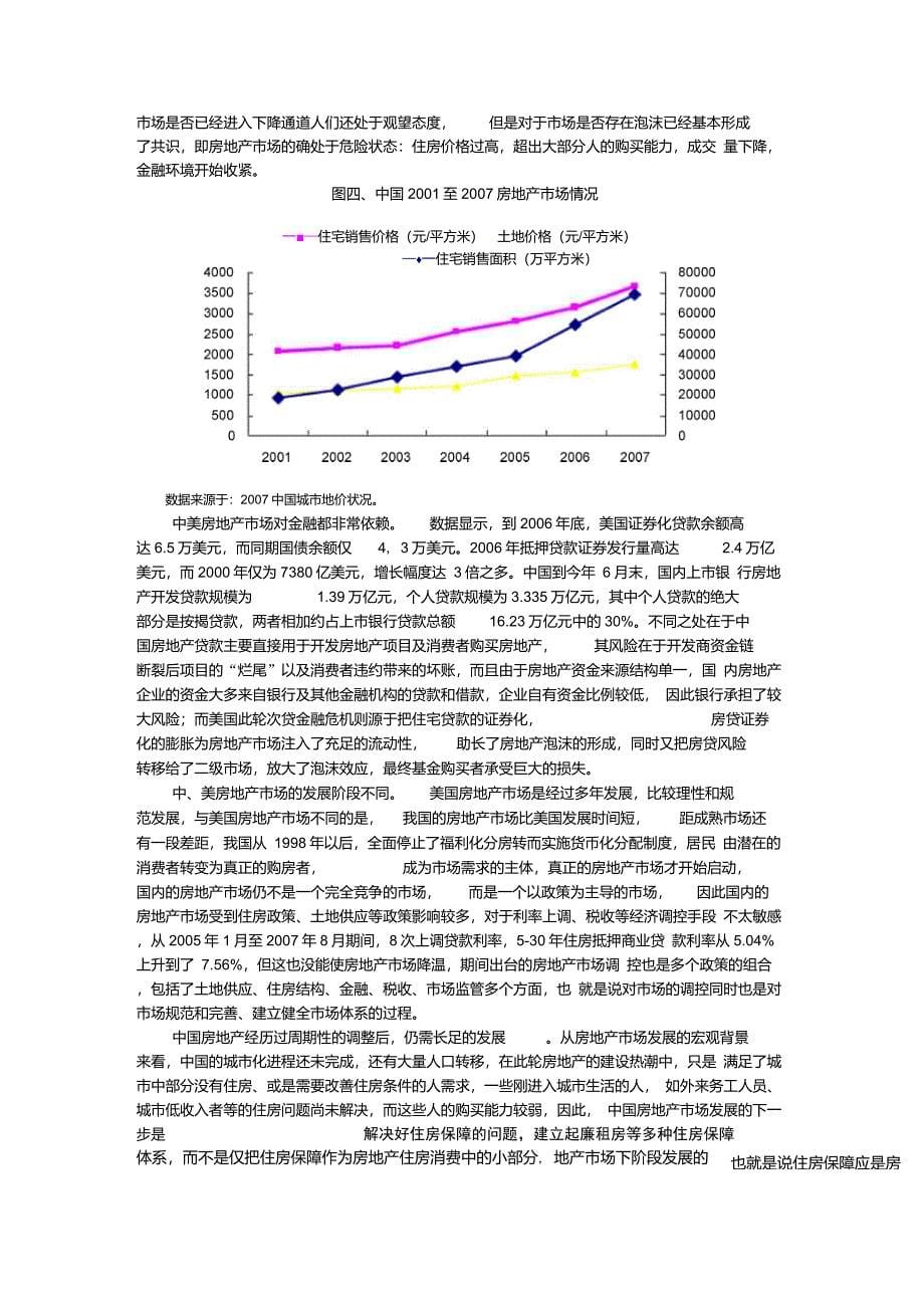 美国房地产市场周期及与中国房地产市场的比较_第5页