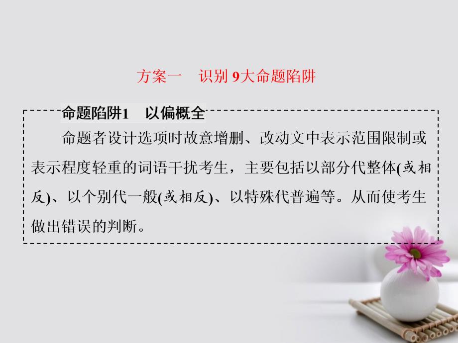 浙江专版高三语文大一轮总复习专题十实用类论述类文本阅读一ldquo客观选择题rdquo解题2方案课件_第2页