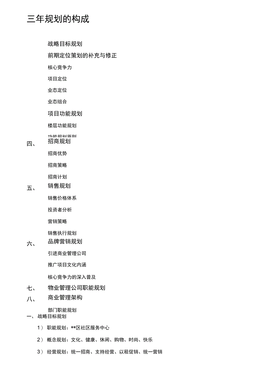 项目三年战略方案规划_第3页