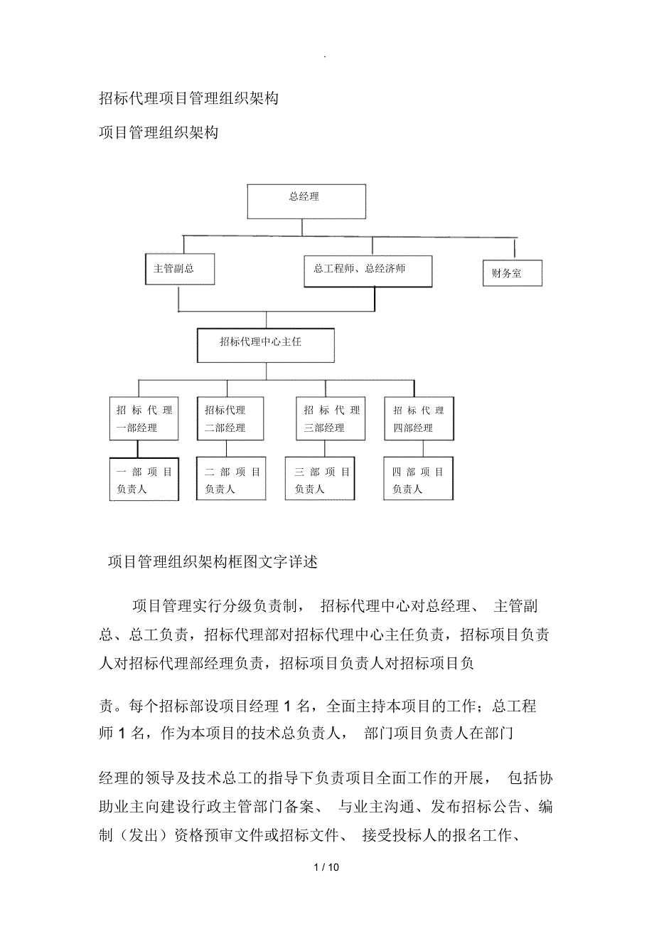 招标代理机构设置运作机制及流程_第1页