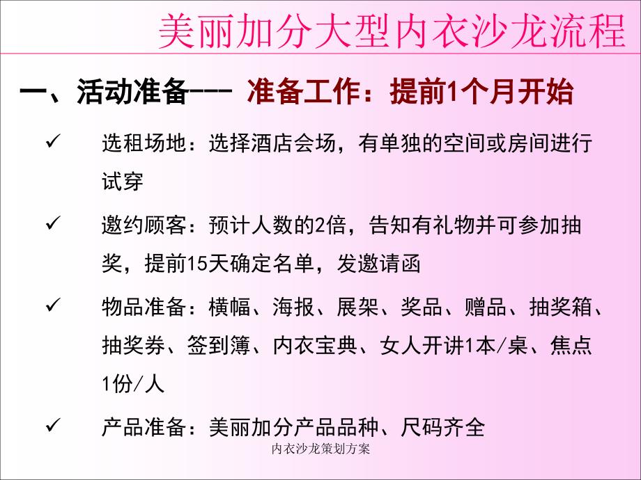 内衣沙龙策划方案课件_第2页