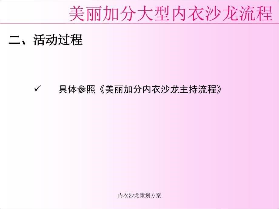 内衣沙龙策划方案课件_第5页