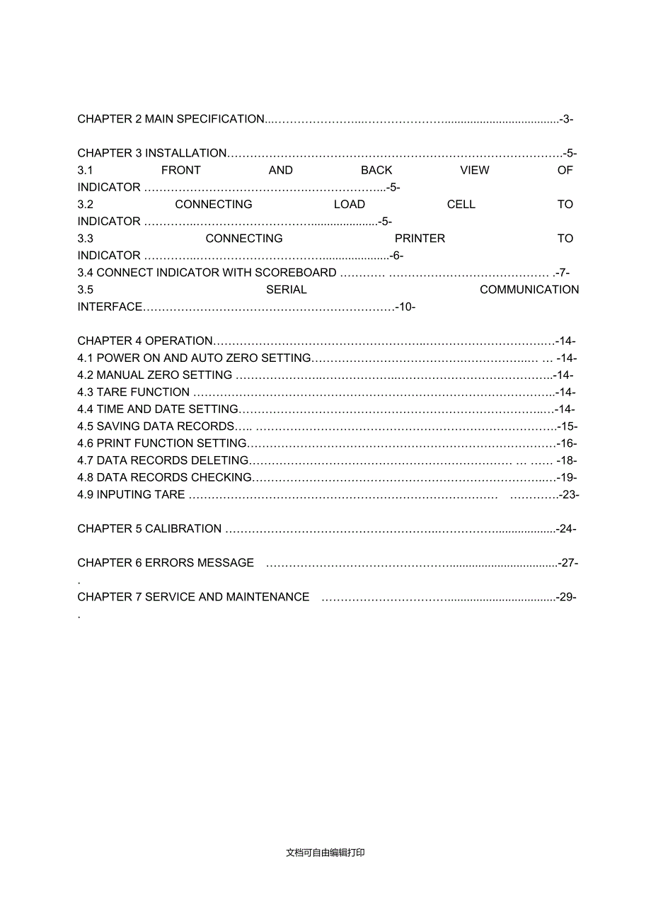 XK3190D2英文版说明书_第2页