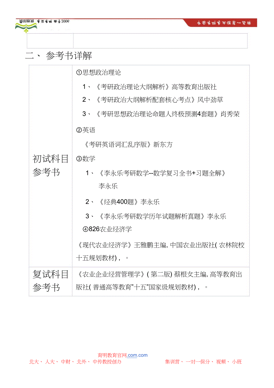 华中农业大学经济管理学院、土地管理学院农业经济管理_第2页