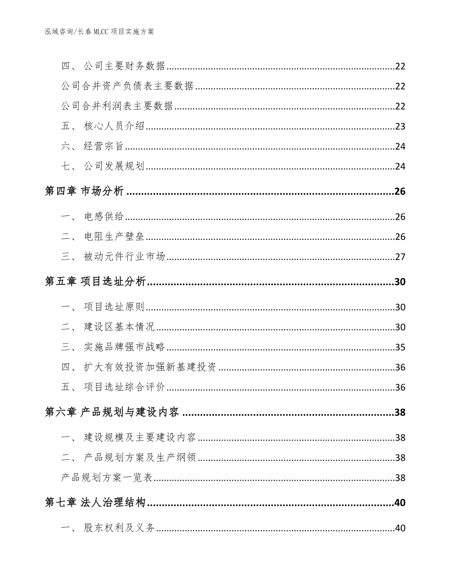 长春MLCC项目实施方案范文模板_第2页