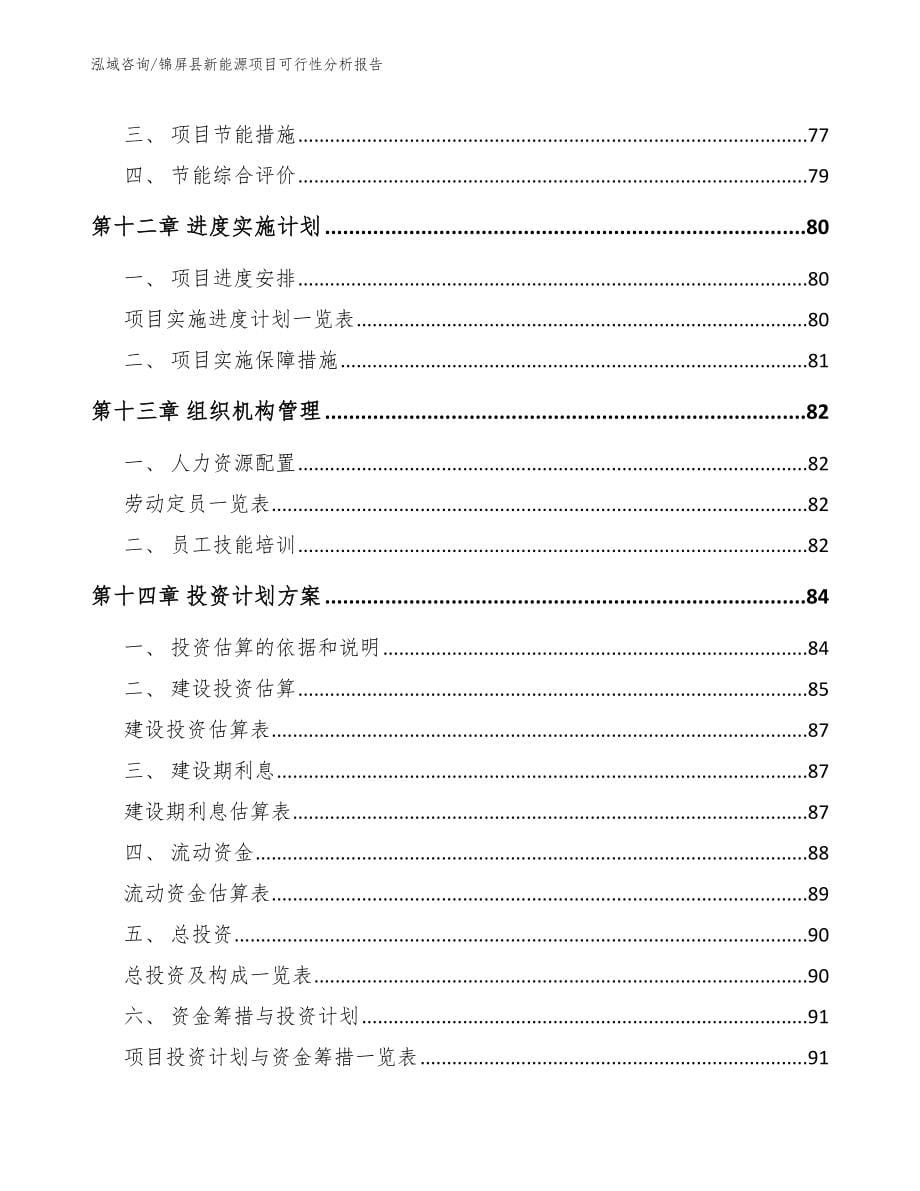 锦屏县新能源项目可行性分析报告（模板范文）_第5页