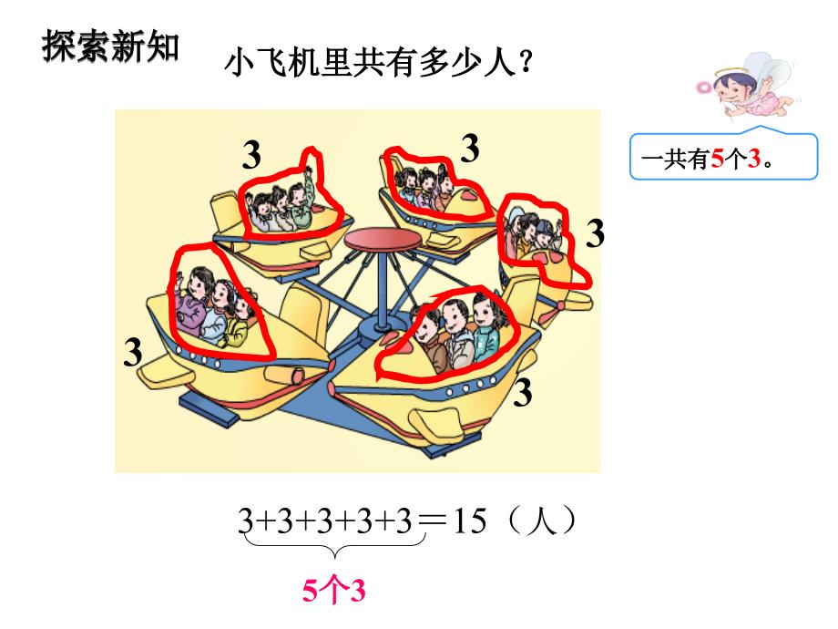 二年级上册数学课件四、表内乘法(一)第1课时 乘法的初步认识∣人教新课标 (共18张PPT)_第4页