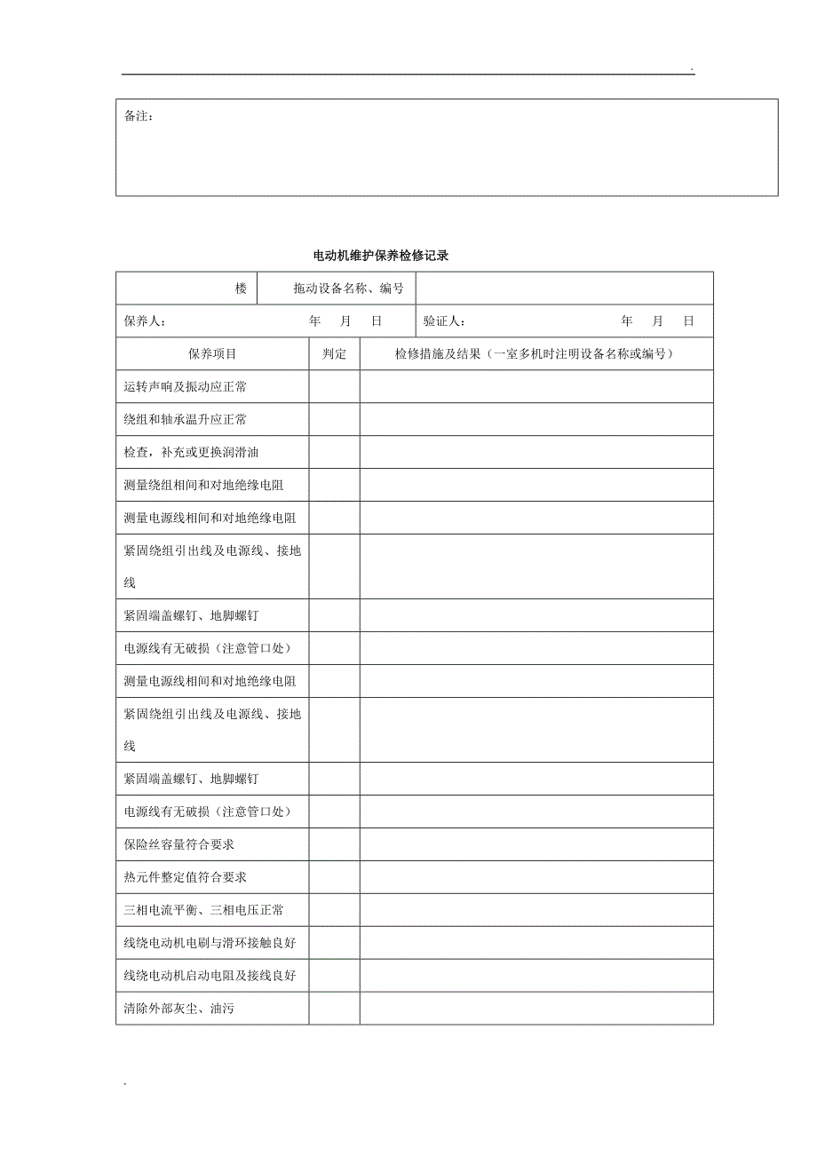 干式变压器维护保养记录_第4页