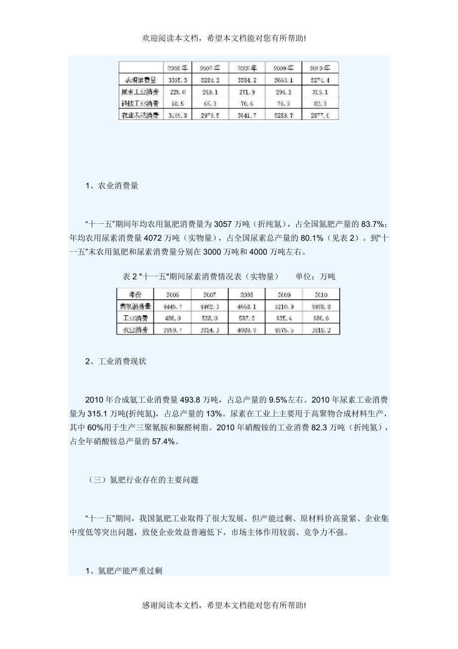 氮肥行业十二五发展思路_第4页