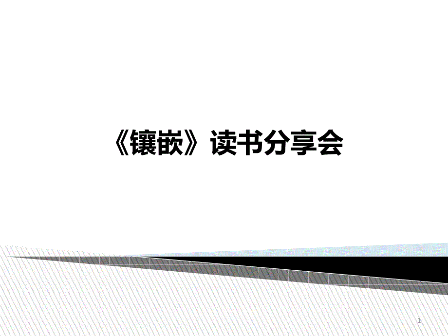 镶嵌读书报告解析_第1页