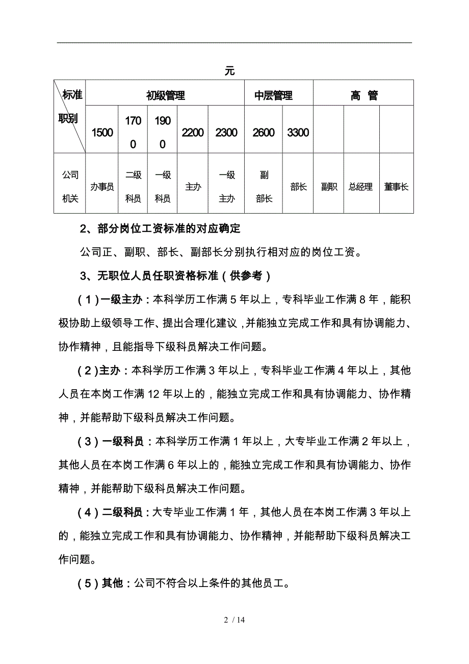 公司工资分配方案_第2页