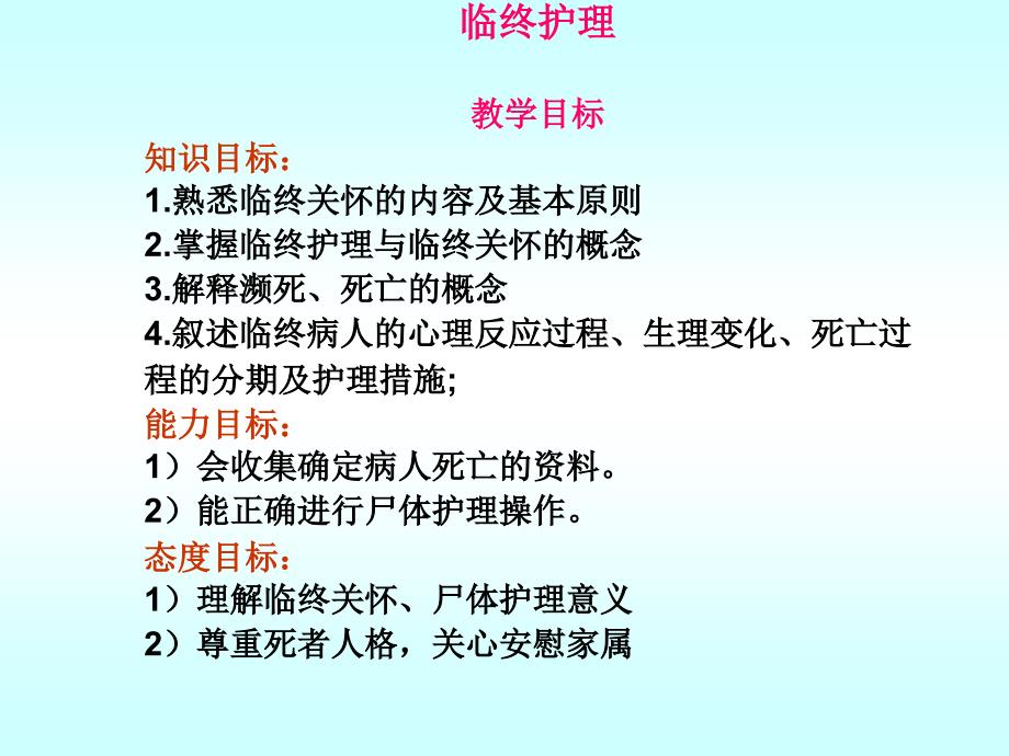 模块七：危重患者的抢救与护理-20临终护理.ppt_第1页