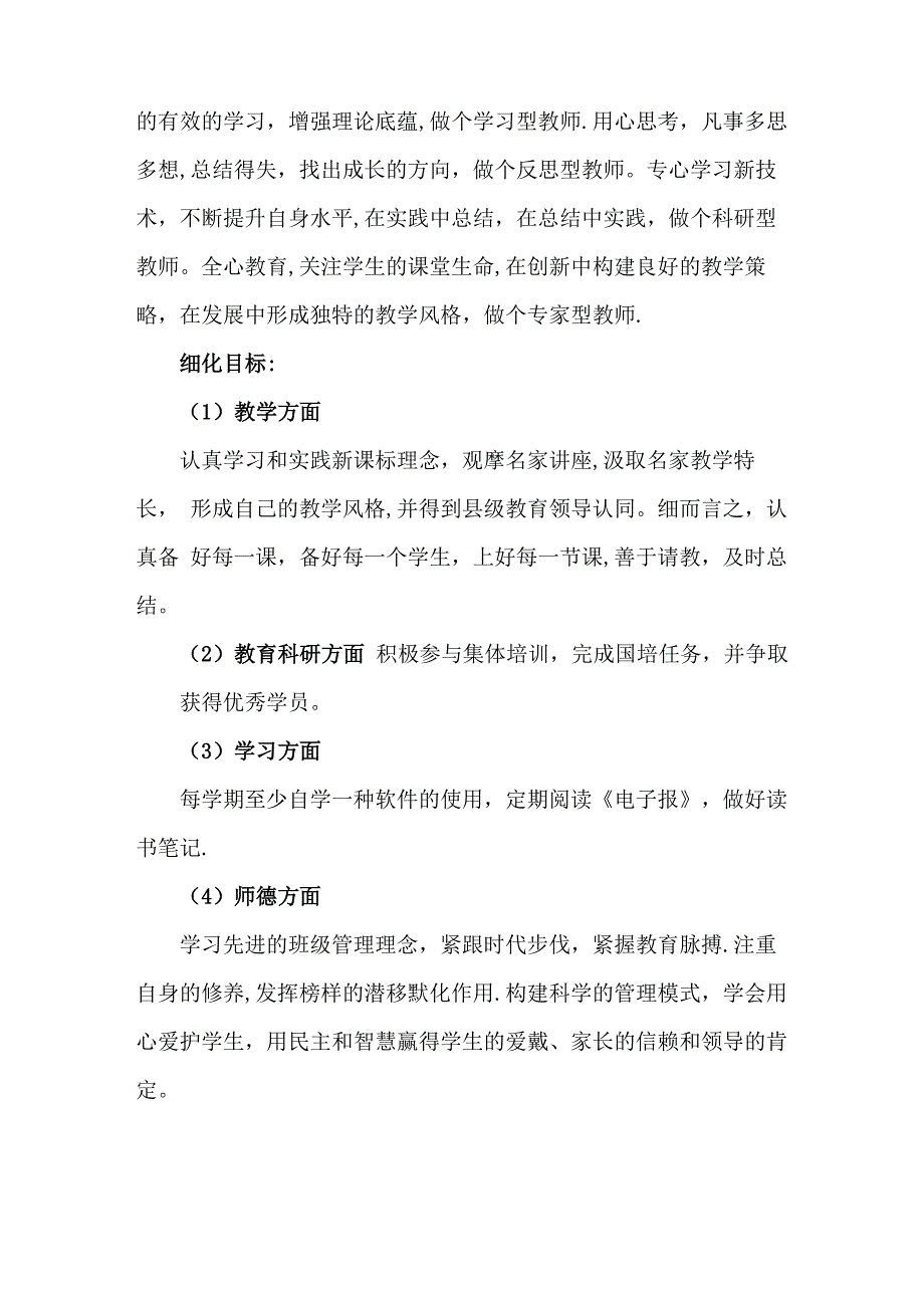 信息技术教师个人成长五年规划_第2页