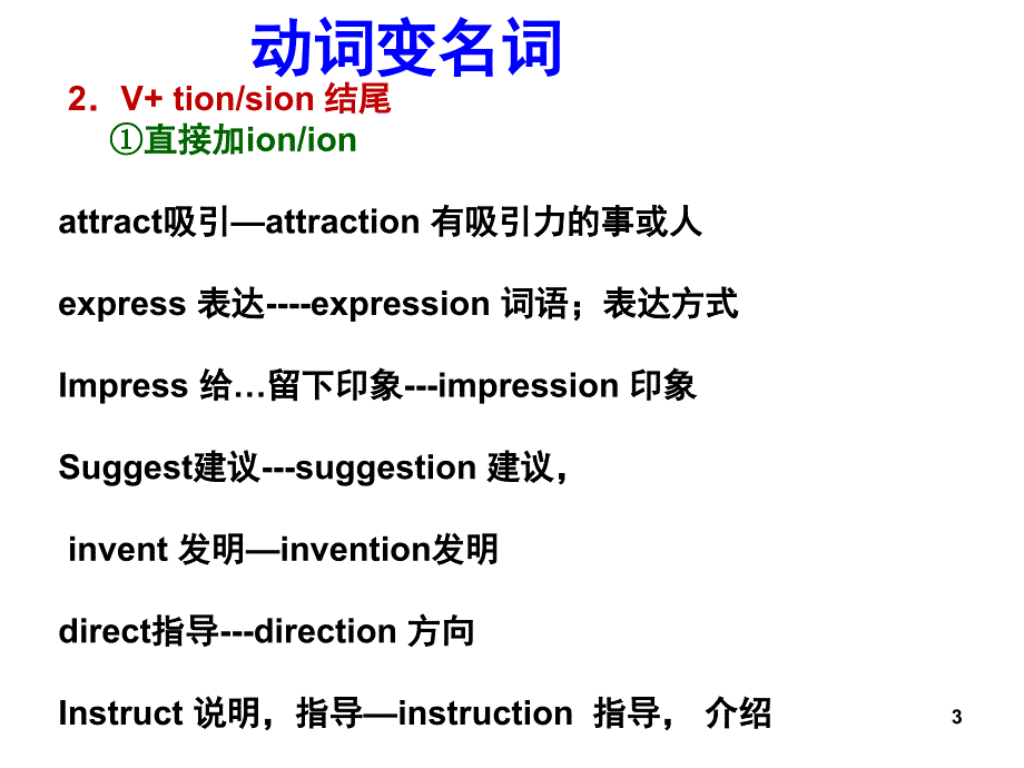 B级常考词性转换课堂PPT_第3页