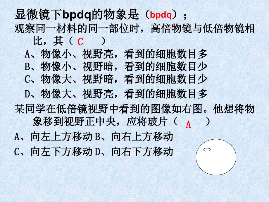 生物复习题PPT课件_第4页