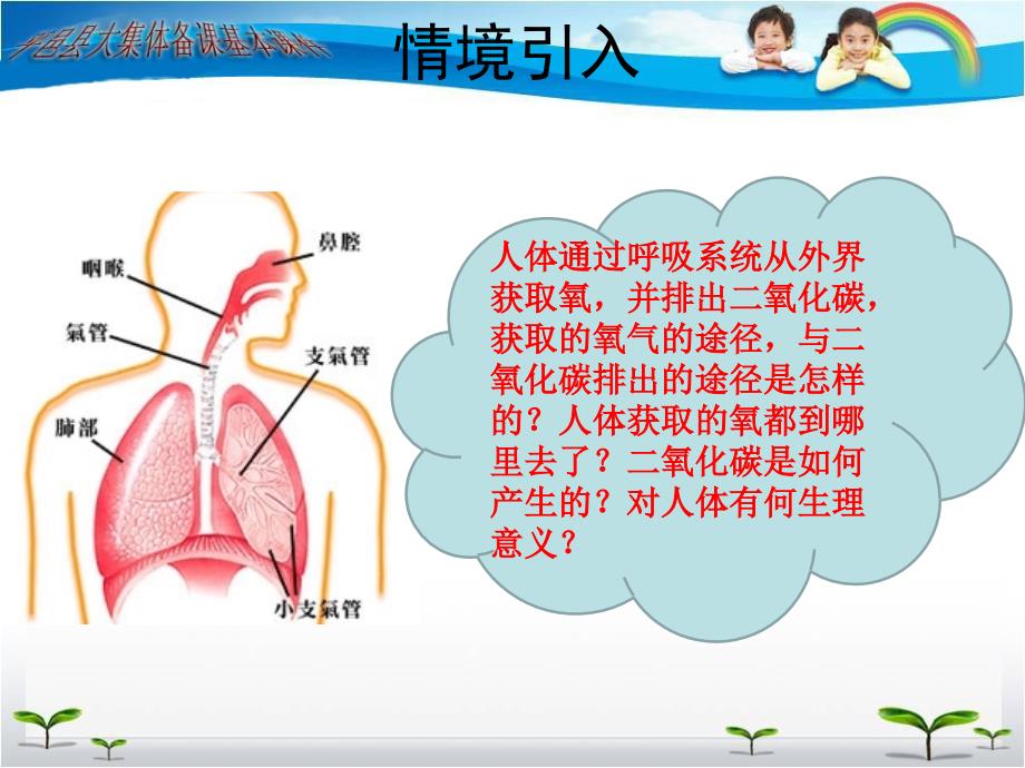 人体的呼吸复习ppt课件_第1页