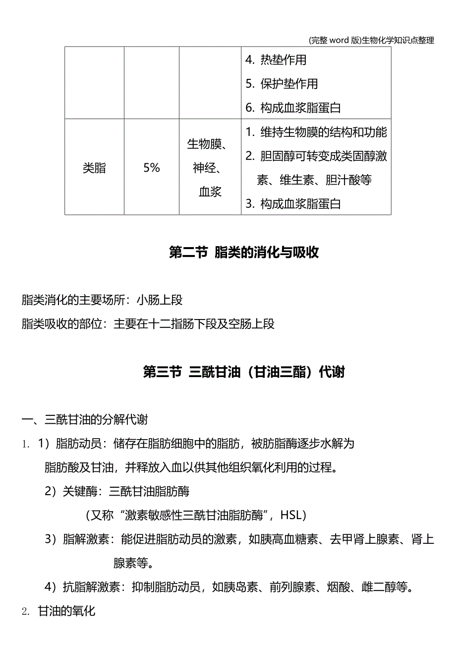 (完整word版)生物化学知识点整理.doc_第2页