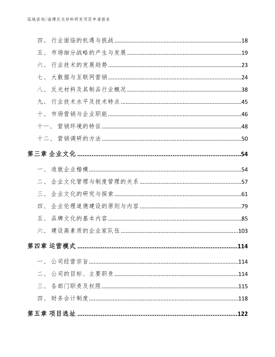 淄博反光材料研发项目申请报告【模板参考】_第3页