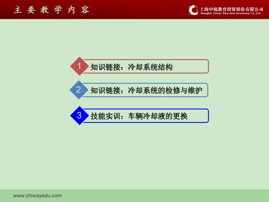 冷却系统的检修与维护技能实训课件_第4页