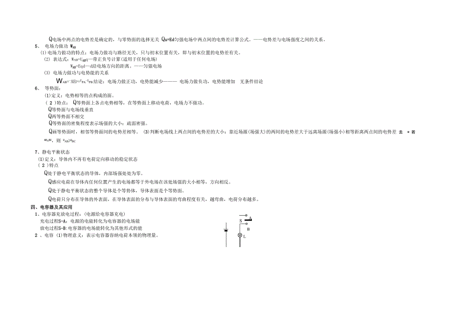 电场强度知识点总结_第4页