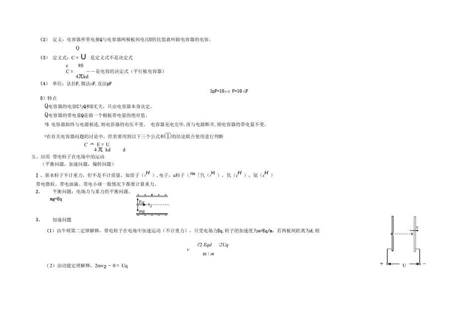 电场强度知识点总结_第5页