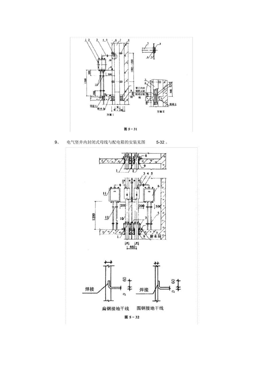 电气竖井内电缆桥架工程技术交底_第5页