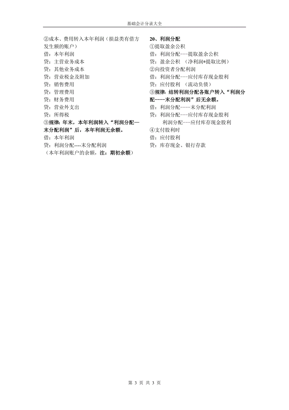 (完整word版)基础会计分录大全.doc_第3页
