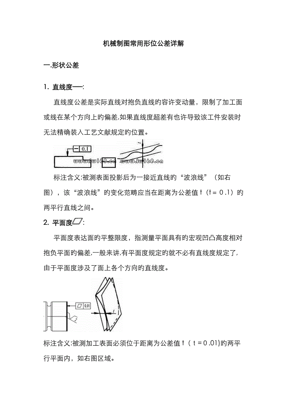 机械制图常用形位公差详解_第1页