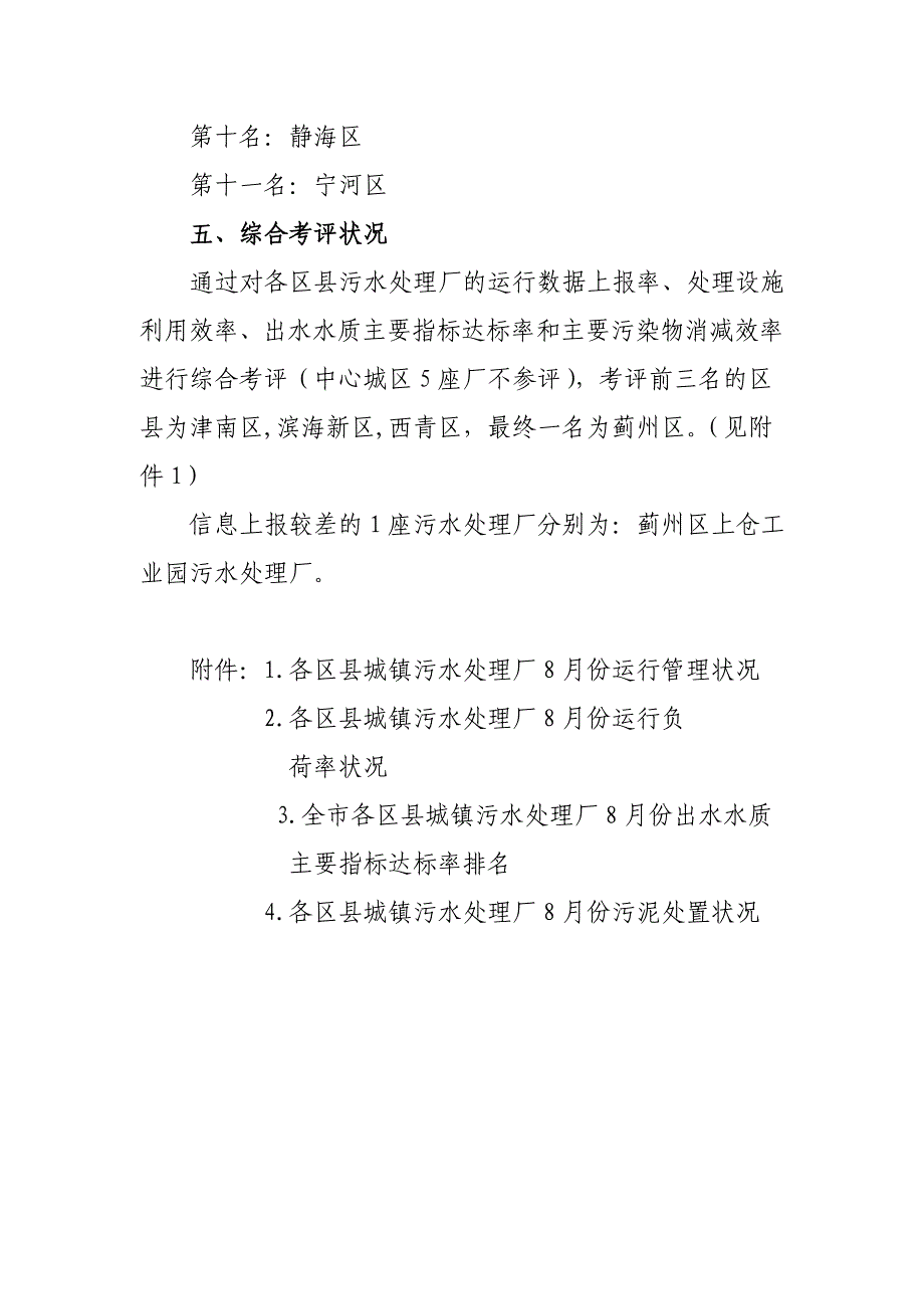 城镇污水处理厂运行情况月报_第3页