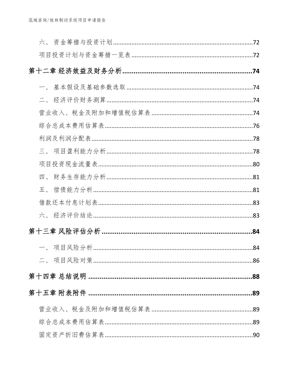 桂林制动系统项目申请报告_第4页