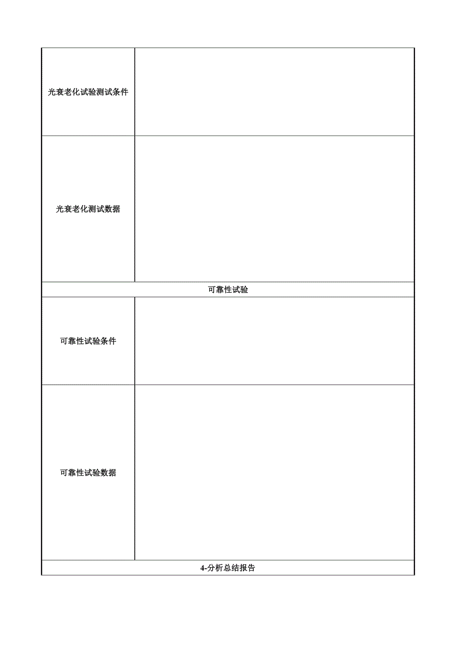 光电企业管理之52.材料(工艺)试验报告_第3页